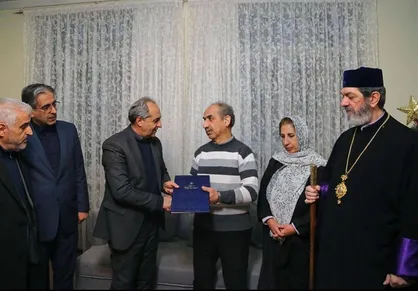 دیدار استاندار آذربایجان&zwnj;شرقی با خانواده شهدای ارامنه تبریز