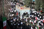  تشییع پیکر دو شهید مدافع امنیت در حمله اغتشاشگران 