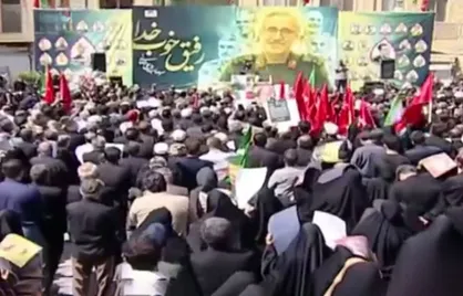 رجزخوانی دختر شهید شادمانی برای دشمنان ایران