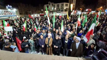 شاهرود سرافراز در بیست و نهمین اجتماع بزرگ&zwnj; مردمی شبهای اقتدار+ تصاویر