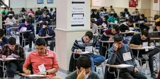 نوبت اول آزمون سراسری ویژه داوطلبان سیل‌زده «زیرکوه» برگزار شد