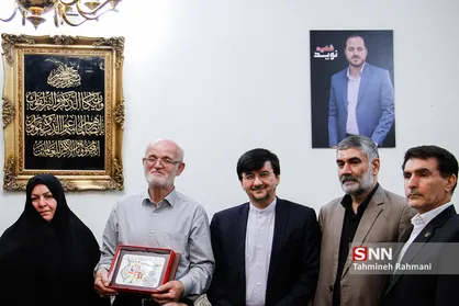دیدار با خانواده شهید ورزشکار مدافع حرم نوید صفری