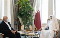 دیدار هنیه با امیر قطر و دهن‌کجی به سران عربستان