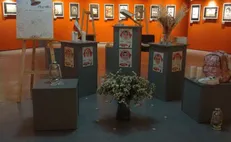 افتتاح نمایشگاه نقاشی با موضوع کودکان میناب در مشهد