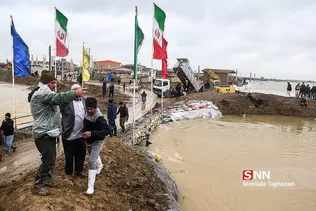 پنجمین روز امداد رسانی به سیل زدگان روستای آق قلا