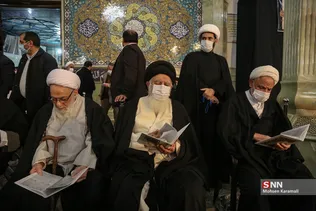 مراسم ترحیم آیت‌الله صافی گلپایگانی در قم