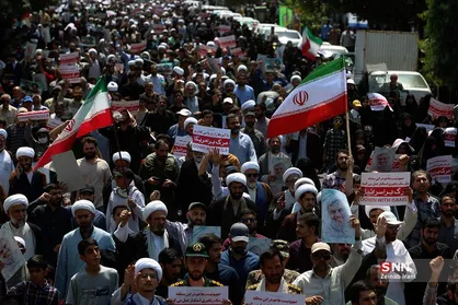 تظاهرات ضدصهیونیستی مردم قم