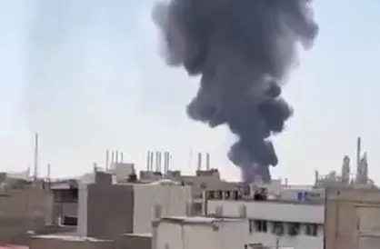 آتش&zwnj;سوزی در واحد ۷۰ پالایشگاه نفت آبادان تحت کنترل است+فیلم