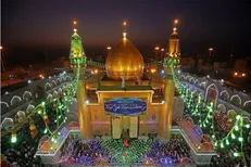 حال و هوای سفره پر برکت افطار در حرم مطهر امیرالمومنین + فیلم