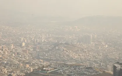 هوای تهران همچنان ناسالم است / ۸۰ تا ۱۴۹، میانگین آلودگی هوای تهران در ۲۴ ساعت گذشته