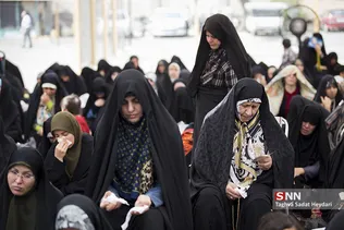 مراسم دعای عرفه در خیابان سعدی