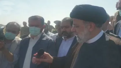 رییس جمهور از مزارع شرق اصفهان بازدید کرد