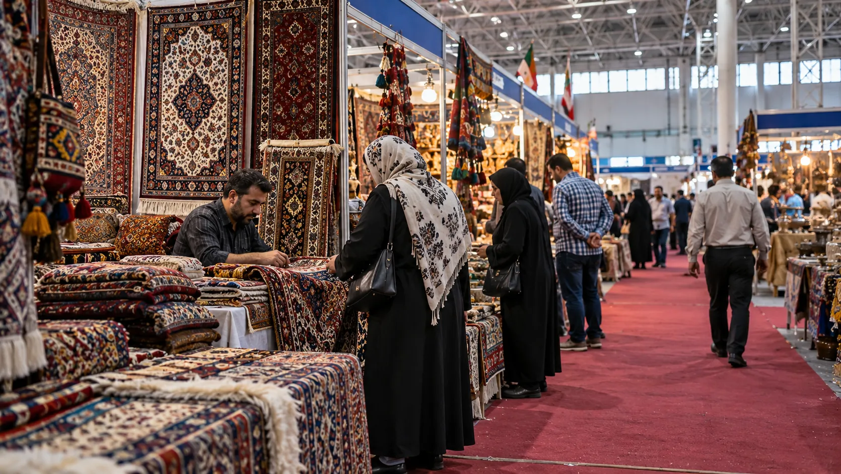 از روایت ناخدایان بندر کنگ تا نوای موسیقی لاوان/ هرمزگان در نمایشگاه توانمندی‌های روستاییان و عشایر+فیلم