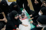 وداع با پیکر شهید مدافع حرم عین‌الله مصطفایی