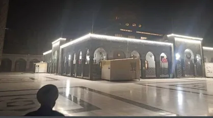 چراغ&zwnj;های حرم حضرت زینب (س) خاموش شد