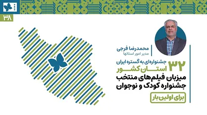 ۳۲ استان کشور برای اولین&zwnj;بار میزبان فیلم&zwnj;های منتخب جشنواره کودک و نوجوان/ جشنواره&zwnj;ای به گستره ایران