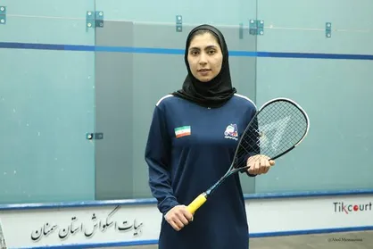 کامبک تماشایی نجمه بوشهری/ اسکواش&zwnj;باز ایران به جمع ۱۶ نفر برتر رسید