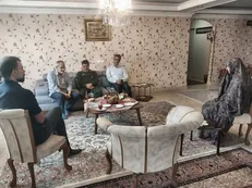 دیدار سردار شریف با خانواده بنیانگذار مرکز اسناد و تحقیقات دفاع‌مقدس