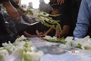 تشییع پیکر مطهر شهید «رضا زارع‌ مویدی» شهید مدافع امنیت در شیراز