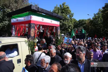 تشییع با شکوه شهید جلال اسدی در بجنورد +فیلم