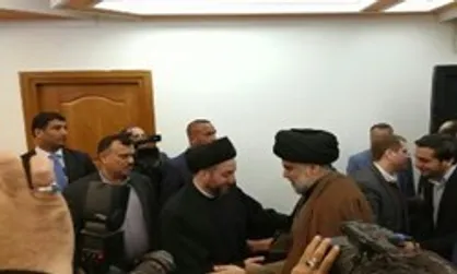 &laquo;مقتدی صدر&raquo; در نجف با &laquo;عمار حکیم&raquo; دیدار کرد