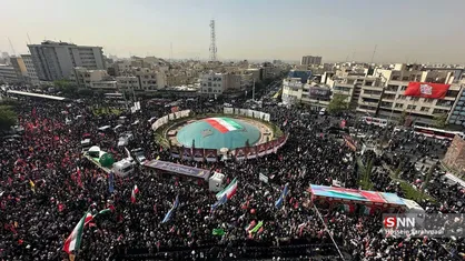 المیادین: مراسم تشییع شهدا در تهران بسیار باشکوه و پرشور است
