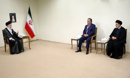 دیدار رئیس&zwnj;جمهور تاجیکستان با رهبر معظم انقلاب اسلامی