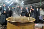 آیین پخت 20 هزارکیلوگرم سمنو در شیراز