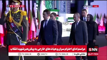 رئیس مجلس قرقیزستان و هیات همراه شهادت رهبر انقلاب اسلامی را به مسئولان ارشد ایران تسلیت گفتند