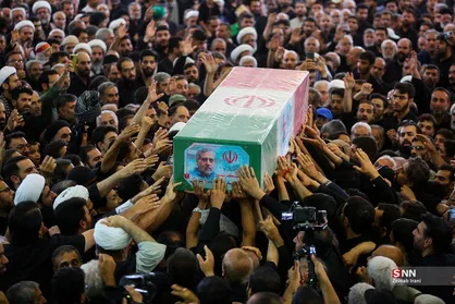 تشییع پیکر شهید سردار سرلشکر محمد سعید ایزدی در قم
