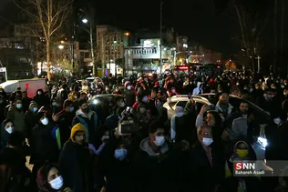 شادی مردم تهران پس از صعود تیم ملی فوتبال به جام جهانی