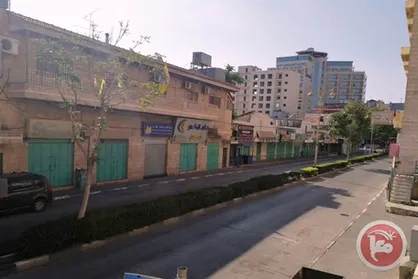 اعتصاب سراسری در کرانه باختری و نوار غزه