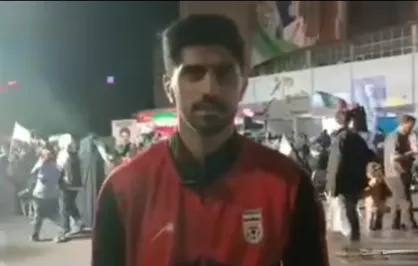 دانیال اسماعیلی&zwnj;فر بازیکن تیم ملی فوتبال ایران با تسلیت شهادت رهبر معظم انقلاب