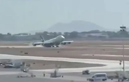 فرود سختِ هواپیمای باری بوئینگ ۷۴۷ کتی پاسیفیک در گوادالاحارا، مکزیک