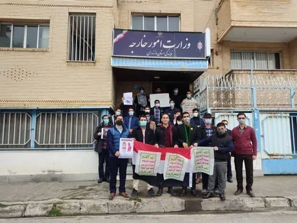 تجمع دانشجویان دانشگاه&zwnj;های مازندران در حمایت از مردم مظلوم یمن