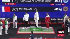 طنین سرود ایران در سالن مسابقات ناگویا