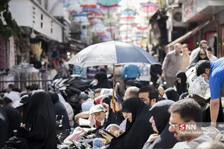 مراسم دعای عرفه در خیابان سعدی
