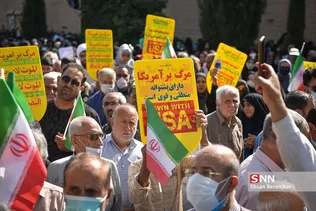 راهپیمایی مردمی اعلام انزجار از اقدام تروریستی حرم شاهچراغ(ع) در شیراز