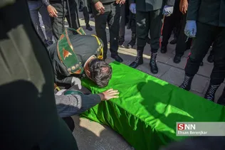 تشییع پیکر شهید مدافع امنیت شهید «علی‌اکبر رنجبر» در شیراز