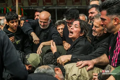تشییع شهدای حملات آمریکایی - صهیونیستی در بهشت زهرا (س) - ۱۶ اسفند