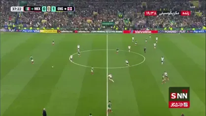 گل دوم انگلیس توسط بلینگام در دقیقه 38 / مکزیک 0 - 2 انگلیس