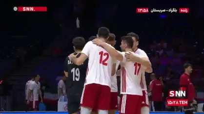 تساوی در جدال نزدیک؛ ترکیه ست دوم را از ایران گرفت/ لیگ ملت&zwnj;های والیبال؛ پایان ست دوم / ایران 1 - 1 ترکیه /ایران  ۲۵ | ۲۲ ترکیه ۱۷ | ۲۵