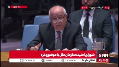 نماینده فلسطین: عدالت و صلح حق همه مردم است / آتش&zwnj;بس تنها راه پایان رنج فلسطینیان است