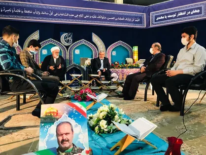برگزاری برنامه ملی حدیث جبهه در کنار یادمان شهدای گمنام حسینیه ثارالله اهواز