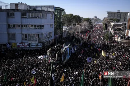 تشییع پیکر سپهبد شهید قاسم سلیمانی در کرمان - ۲