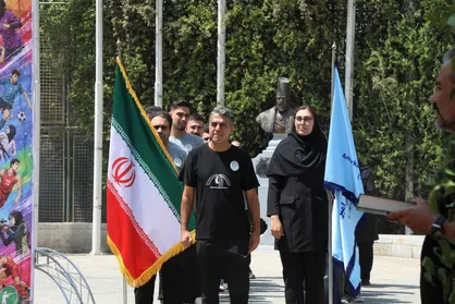 آیین بدرقه تیم های ورزشی دانشگاه صنعتی امیرکبیر