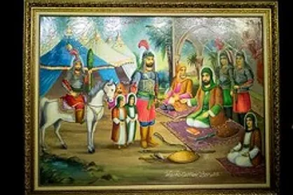 نمایش تابلویی دیده&zwnj;نشده از گنجینه حوزه هنری