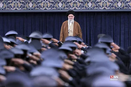 دیدار جمعی از فرماندهان نیروی هوایی و پدافند هوایی ارتش با رهبر انقلاب اسلامی