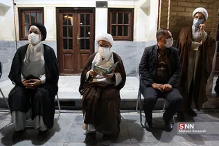 بزرگداشت علامه حسن‌زاده آملی در مدرسه فیضیه قم