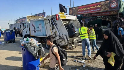 جمع&zwnj;آوری روزانه ۴۰۰ تن پسماند در مهران طی ایام اربعین